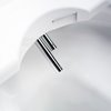 Brondell Swash 1400 Luxury Bidet Toilet Seat-Round, White S1400-RW